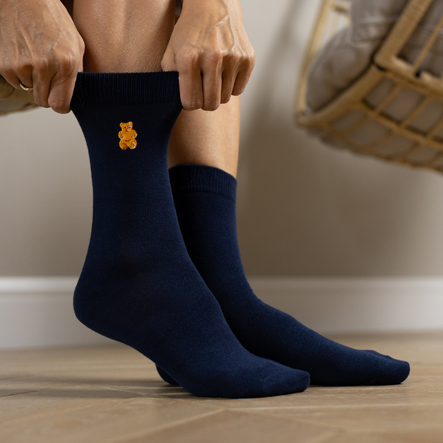 2 Paar von lustigen Socken mit Jelliesmotiv in einzigartiger Verpackung | Damen-/Herrensocken | SOXO