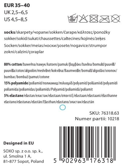 Set mit 5x Kurze Damensocken | Hundmotiv | SOXO