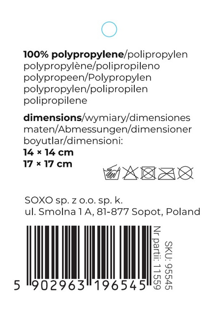 Set aus 2x Momo Way Badezimmerkorb grau 14cm und 17cm