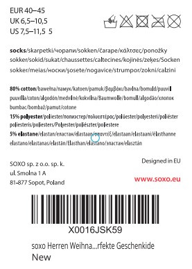 Skarpetki Świąteczne 2-pak