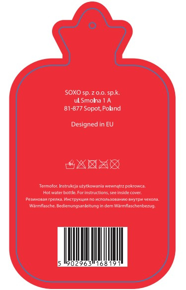 Termofor w Pokrowcu Serce 1,8 L