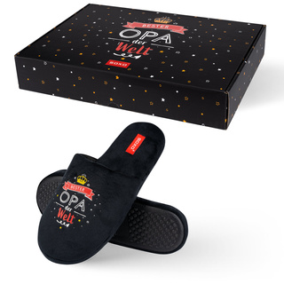 Bunte Set 1x Herrensocken SOXO Superman und 1x Hausschuhe Superman