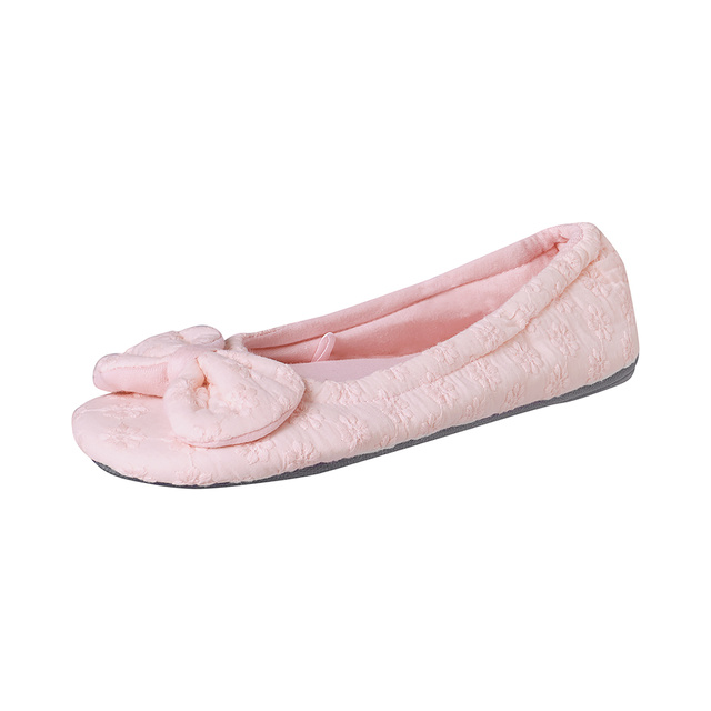 Pink SOXO women's ballerina slippers