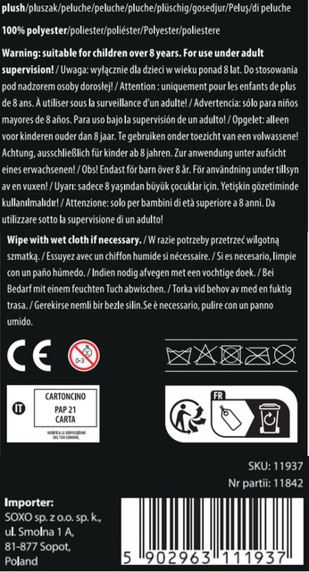 Gus Fink beige Katze Maskottchen Numb x Bunny