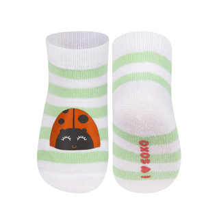 SOXO Infant striped socks with patch