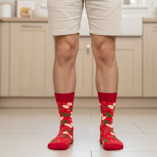 Men's Socks | Women's SOXO GOOD STUFF tomato soup in a can, colorful as a gift for Him | for Her Unisex