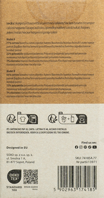 1 Paar von lustigen Socken mit Biermotiv in einzigartiger Verpackung | Herrensocken | SOXO