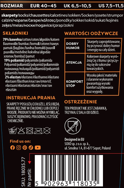 Skarpetki Oyakata Teriyaki w Kubku