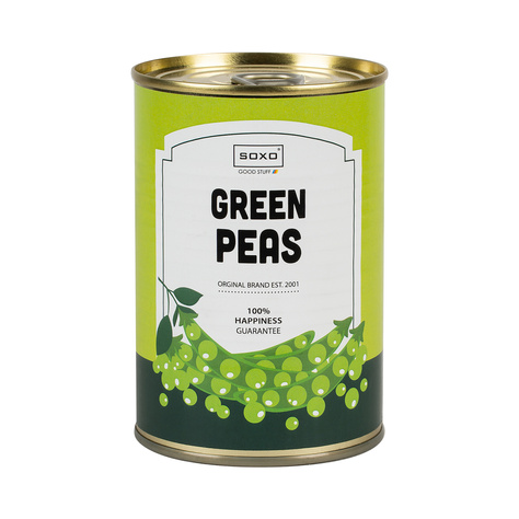 Colorful women's socks SOXO peas in a tin for a gift