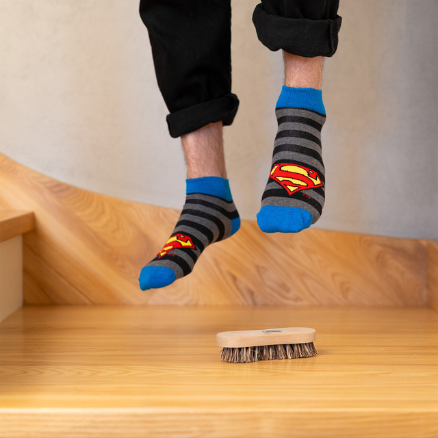 SOXO Herren kurze Socken | Superman Muster