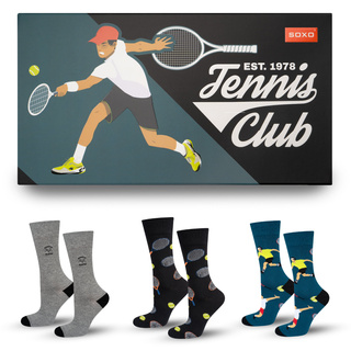 Socken mit Tennis-Motiv 3er-Pack