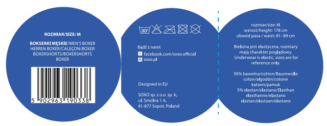 Men's boxers Herring in the SOXO jar - a funny gift for a boy