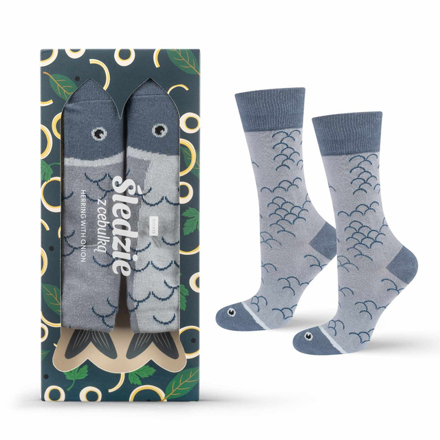 Herrensocken bunt SOXO | Hering mit Zwiebel in einer Packung