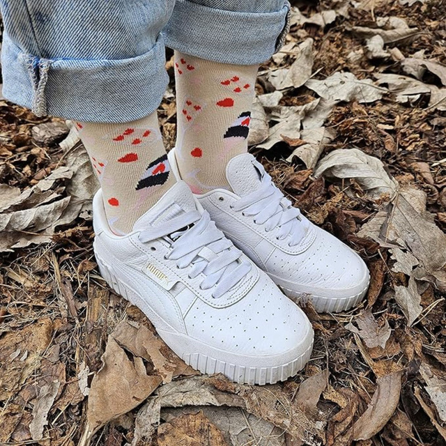 1 Paar von lustigen Socken mit Proseccomotiv in einzigartiger Verpackung | Damensocken | SOXO