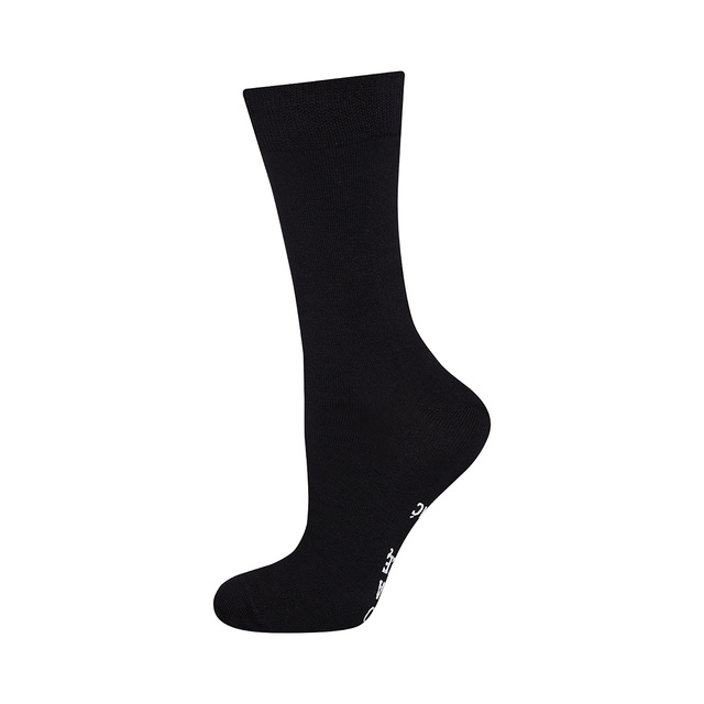 Men's long black SOXO socks