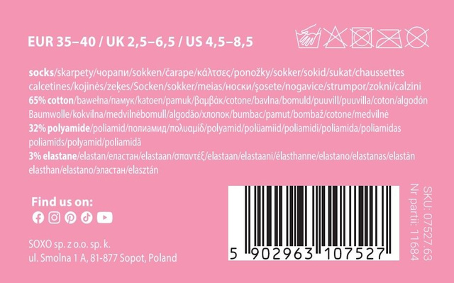 Women's Socks Soxo apple pie