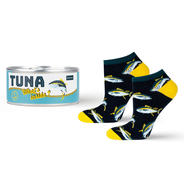 Men's socks SOXO GOOD STUFF funny tuna canned gift idea