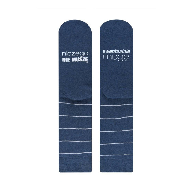 Women's Long Socks SOXO navy blue