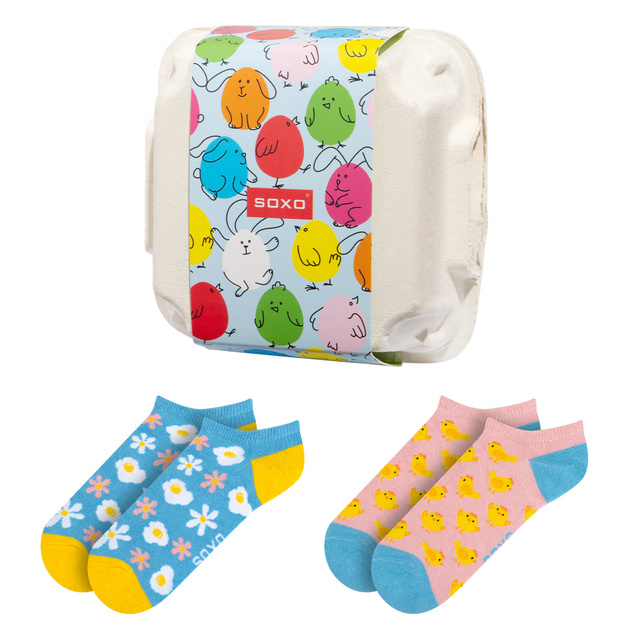 2x SOXO Women's Footies Easter