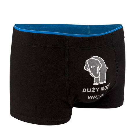 Men's boxer shorts with inscription