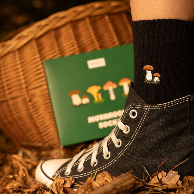 Skarpetki Grzybki 4-pak