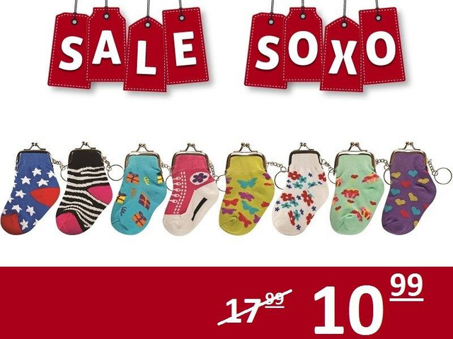 Portmonetka dziecięca portfel skarpeta dla dzieci