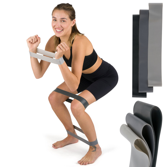 Gumy Oporowe Szare 3-pak