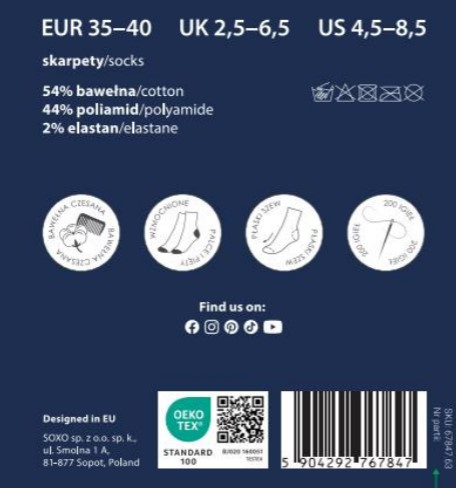 Soxo Super Granny Women's Socks