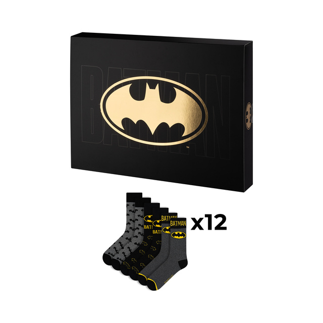 Advent Calendar with Socks Batman 12-Pack