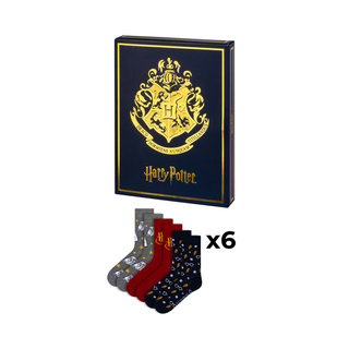 Advent Calendar with Socks Harry Potter 6-Pack