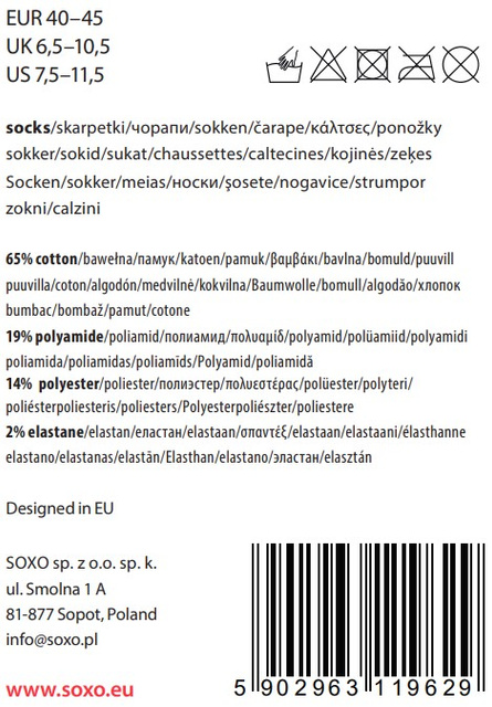 Colorful men's socks SOXO GOOD STUFF