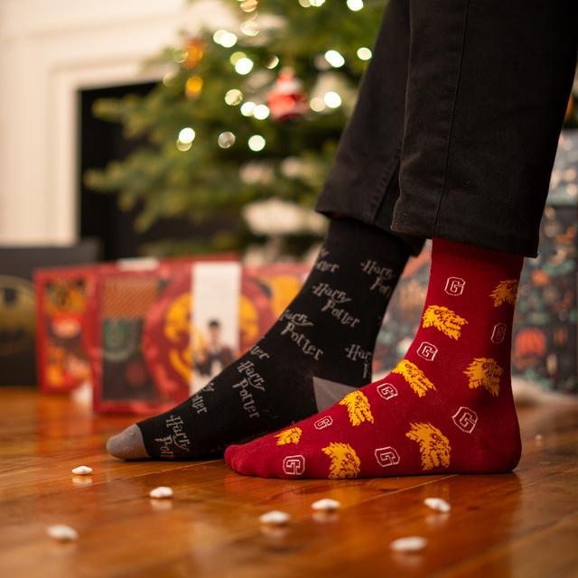 Adventskalender mit Socken Harry Potter 6er-Pack