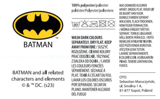 Batman children's bathrobe Warner Bros