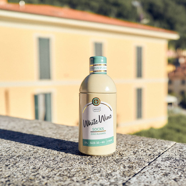 Skarpetki White Wine w Butelce