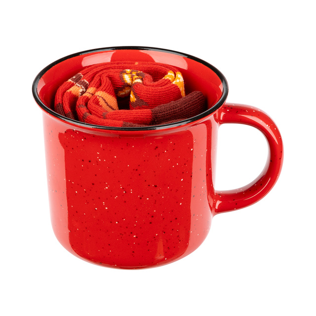 Damen Bunte SOXO GOOD STUFF Socken | Glühwein in einer Tasse | Geschenk für sie