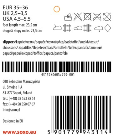 Kapcie Damskie Filcowe z Kwiatkiem