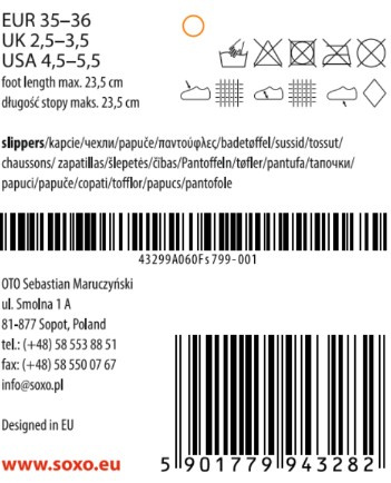Damenhausschuhe aus Filz