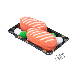 Colorful SOXO sushi socks for men and women in a box