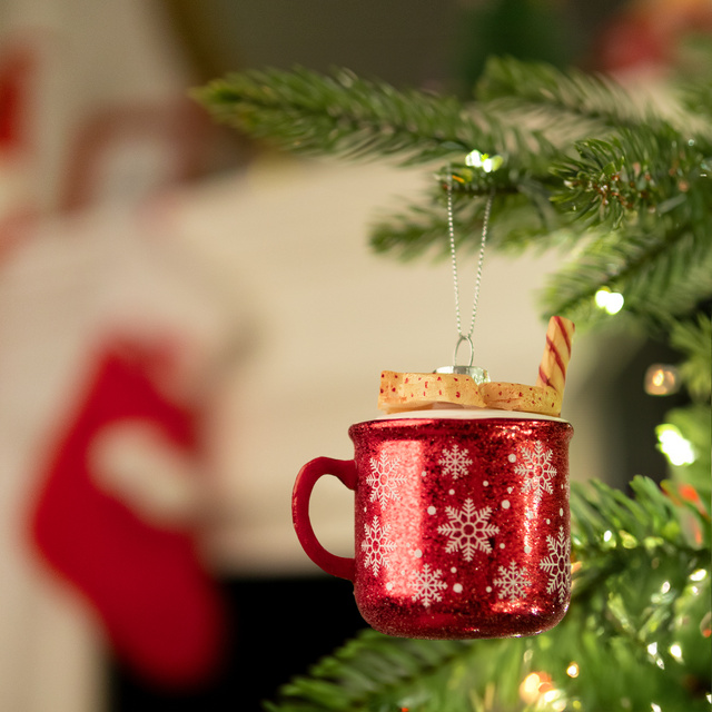 Set of 3x Soxo Christmas tree baubles