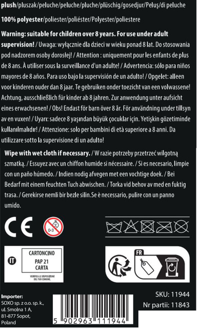 Maskotka Gus Fink Numb Bunny