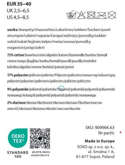 Skarpetki Sushi 3-pak