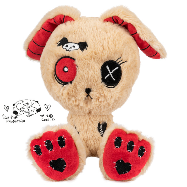 Gus Fink beige Katze Maskottchen Numb x Bunny