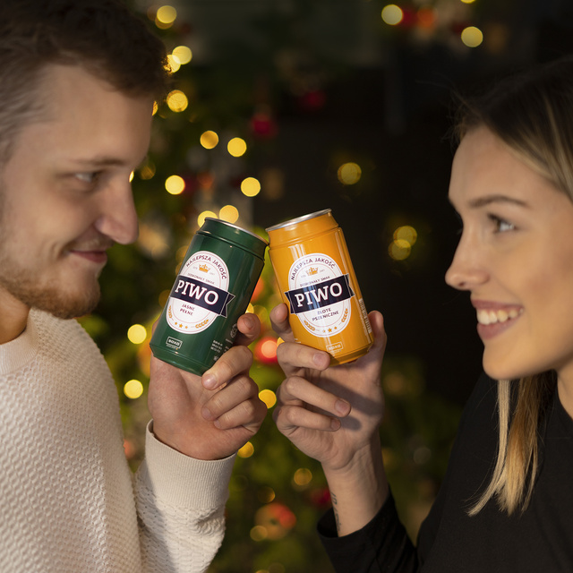 Bunte Herrensocken SOXO GOOD STUFF Bier Irish Red Ale in der Dose