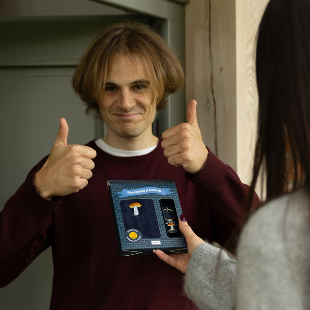 Zestaw Skarpetki z Brelokiem Niezły Kozak