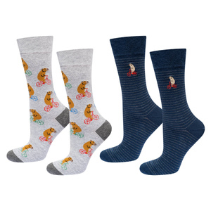 SOXO Herren Radfahren Capybara Socken - 2