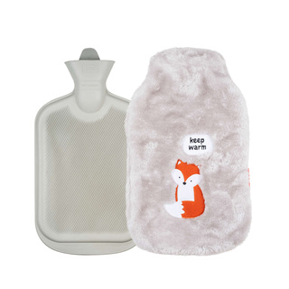Fuchs Wärmflasche mit Inschrift keep warm SOXO Plüsch Geschenkidee