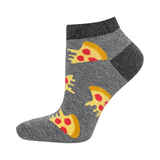 1 Paar von lustige Kurze Socken mit Pizzamotiv | Herrensocken | SOXO