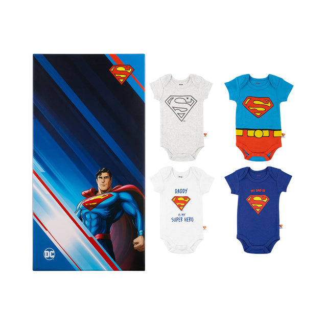Body Niemowlęce Superman 4-pak