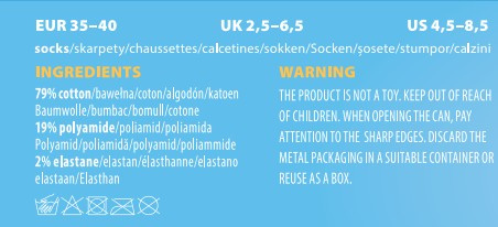 1 Paar von lustigen Socken mit Katzemotiv in einzigartiger Verpackung | Damen-/Herrensocken | SOXO