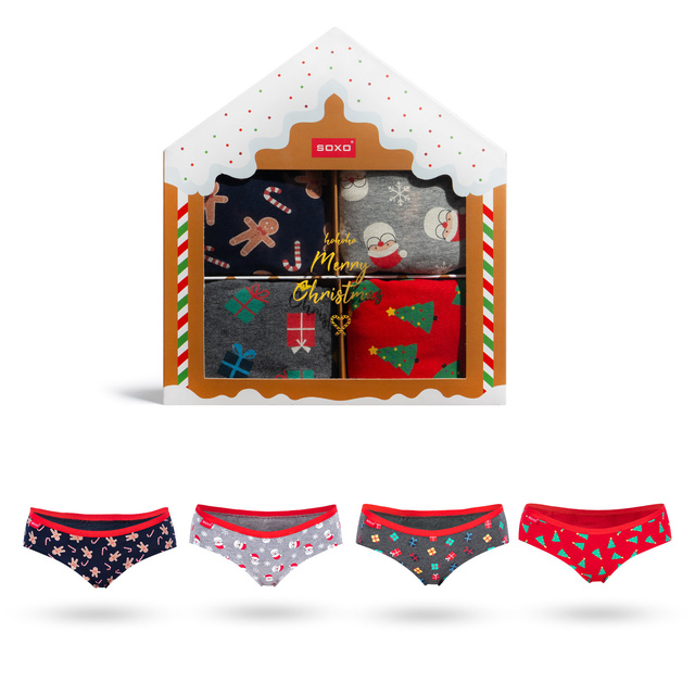 4x SOXO women's panties, a perfect Christmas gift for her